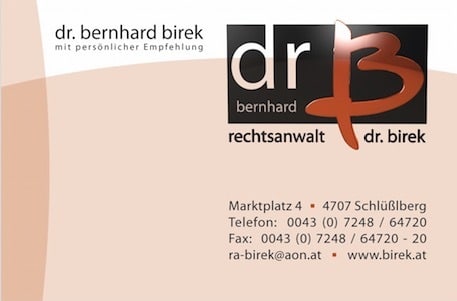 Dr. Bernhard Birek Logo Schlüßlberg