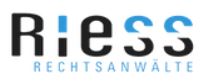 Logo Kanzlei Riess Rechtsanwälte